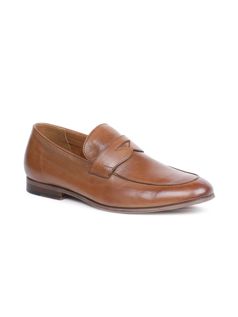 

ALDO Men Brown Slip-On Leather Sneakers