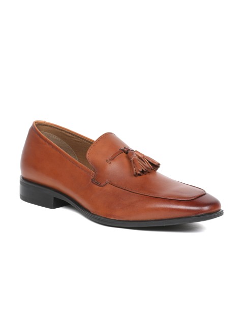 

ALDO Men Brown Slip-On Leather Sneakers