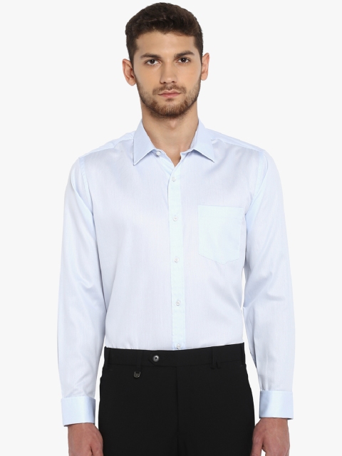 

Park Avenue Men Blue Regular Fit Solid Casual Shirt