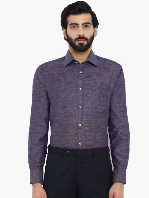 

Park Avenue Men Violet Slim Fit Solid Casual Shirt