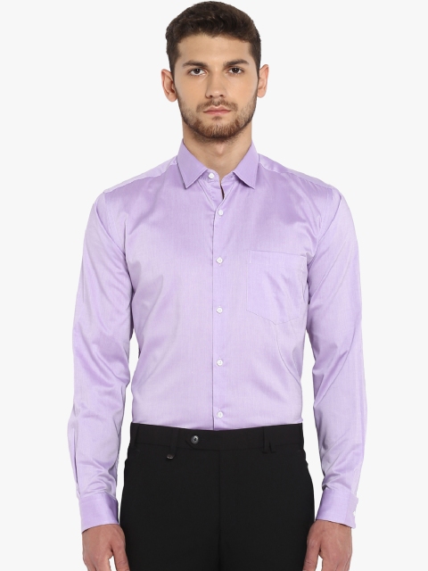 

Park Avenue Men Violet Slim Fit Solid Formal Shirt