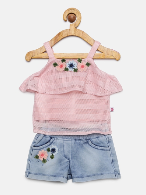 

Peppermint Girls Clothing Set, Pink
