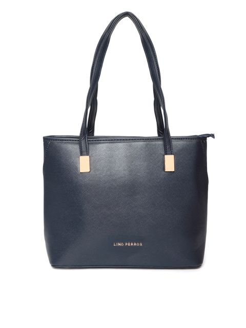 

Lino Perros Navy Blue Solid Shoulder Bag