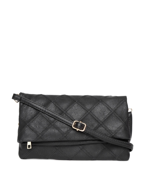

Lino Perros Black Quilted Sling Bag