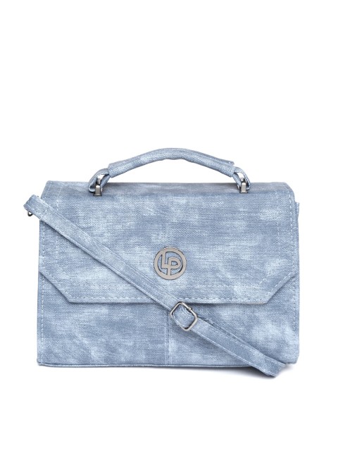 

Lino Perros Blue Solid Satchel Bag
