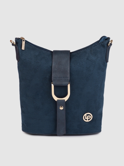 

Lino Perros Teal Blue Solid Sling Bag