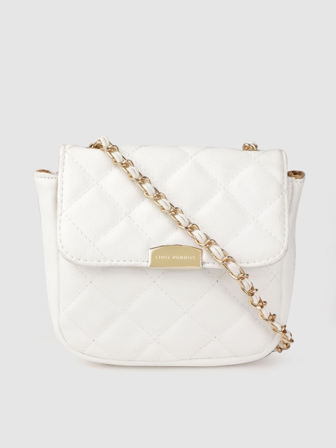 

Lino Perros White Quilted Sling Bag