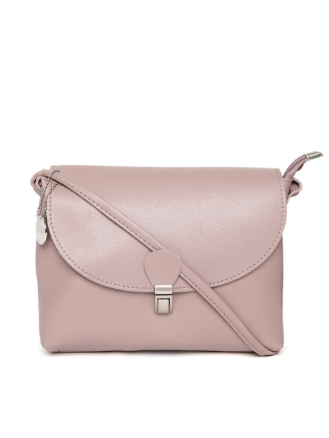 

Lino Perros Peach-Coloured Solid Sling Bag