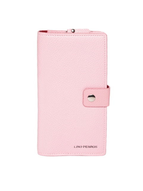 

Lino Perros Women Pink Solid Two Fold Wallet