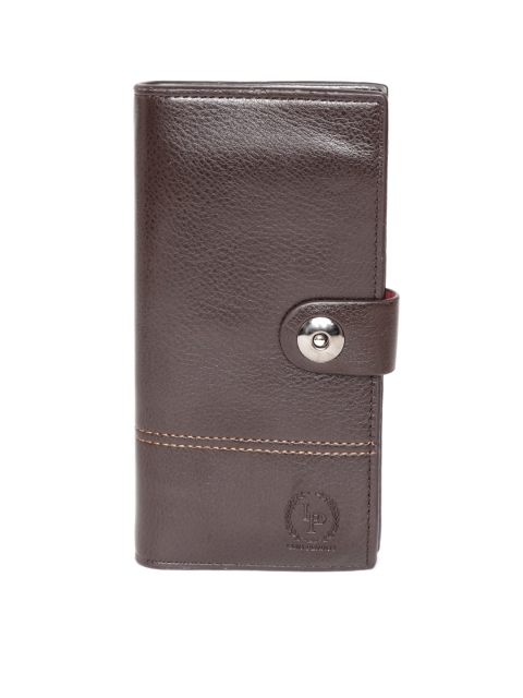 

Lino Perros Women Coffee Brown Solid Two Fold Wallet