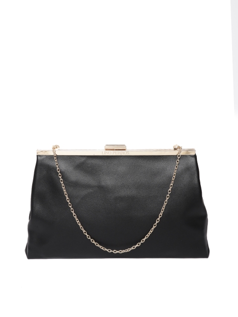 

Lino Perros Black Solid Clutch