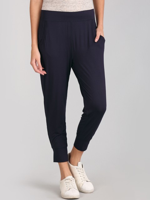 

GAP Women Navy Blue Pure Body Modal Joggers