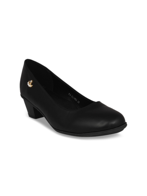 

pelle albero Women Black Solid Pumps