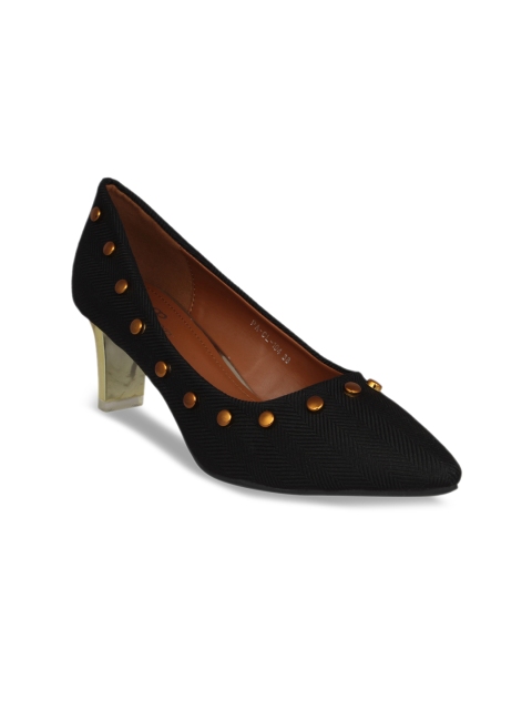 

pelle albero Women Black Solid Pumps