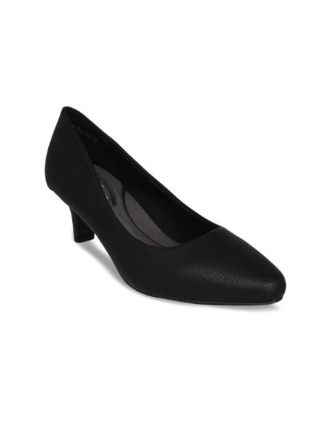 

pelle albero Women Black Solid Pumps