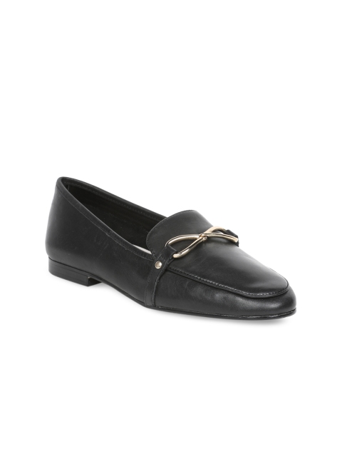 

ALDO Women Black Leather Loafers