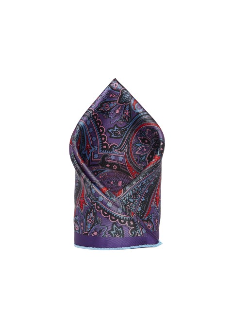 

Alvaro Castagnino Men Multicoloured Patterned Pocket Square, Multi