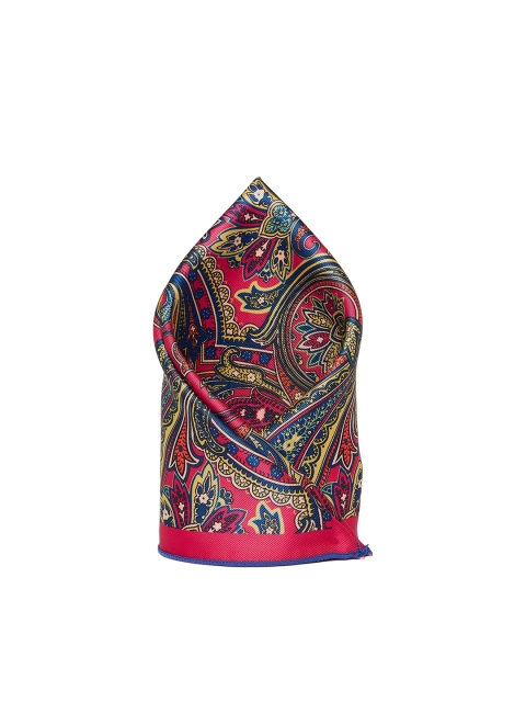 

Alvaro Castagnino Men Multicoloured Patterned Pocket Square, Multi