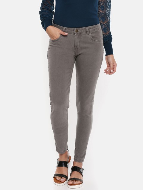 

Fame Forever by Lifestyle Women Grey Slim Fit Mid-Rise Clean Look Stretchable Jeans
