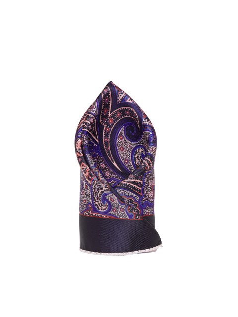 

Alvaro Castagnino Men Blue & Purple Patterned Pocket Square