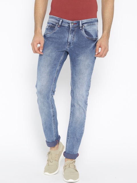 

Oxemberg Men Blue Super Slim Fit Low-Rise Clean Look Stretchable Jeans