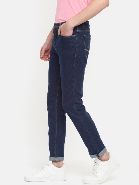 

United Colors of Benetton Men Blue Slim Fit Mid-Rise Clean Look Stretchable Jeans