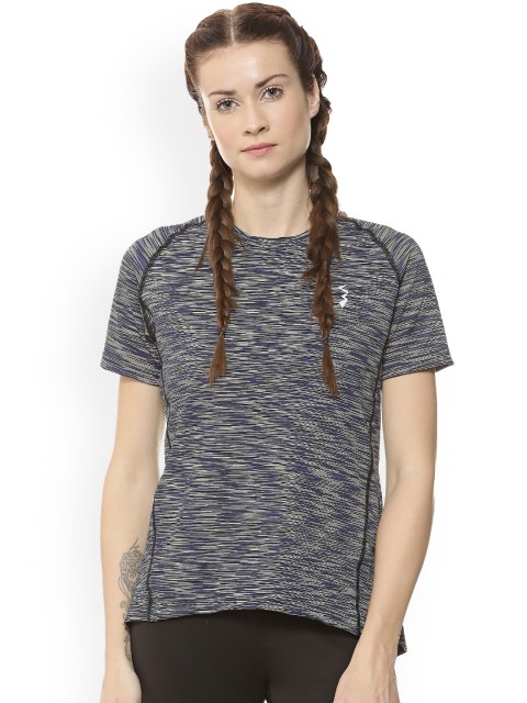 

Campus Sutra Women Purple Solid Round Neck T-shirt