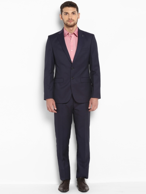 

Raymond Men Navy Blue Slim Fit Single-Breasted Formal Suit
