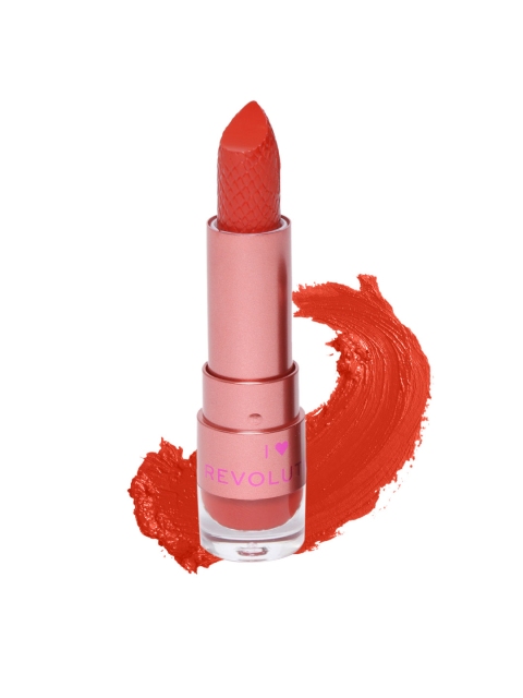 

Makeup Revolution London Flame I Heart Revolution Dragons Dare Lipstick 3.2 g, Red