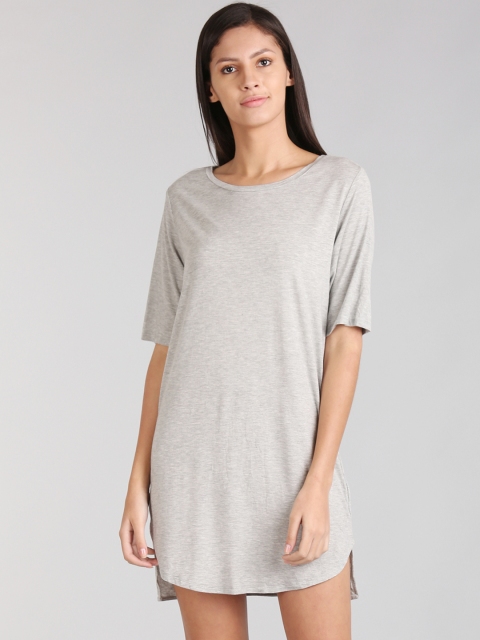 

GAP Women Pure Body Essentials T-Shirt Dress, Grey