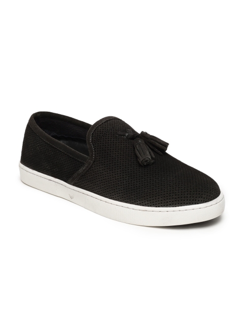 

Blackberrys Men Charcoal Grey Slip-On Sneakers