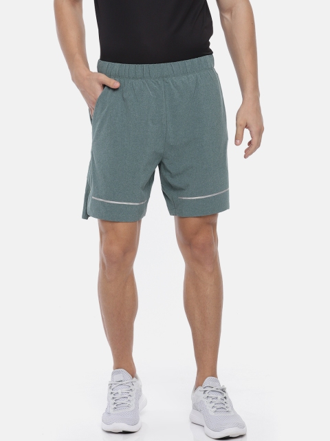 

ASICS Men Green Solid Regular Fit LITE-SHOW 7IN Sports Shorts