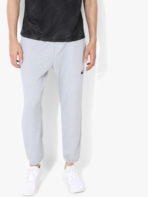 

ASICS Men Grey Solid Cropped Joggers