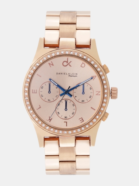 

Daniel Klein Premium Women Rose Gold-Toned Analogue Watch DK10208-2