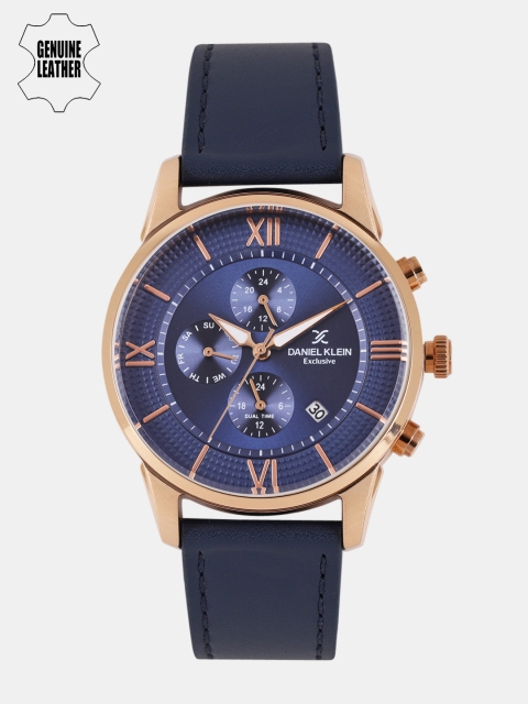

Daniel Klein Men Blue Analogue Watch DK11761-3