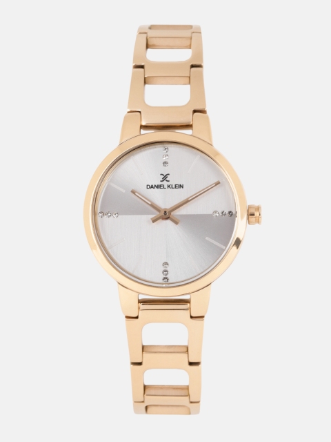 

Daniel Klein Women White & Silver-Toned Analogue Watch DK11763-3