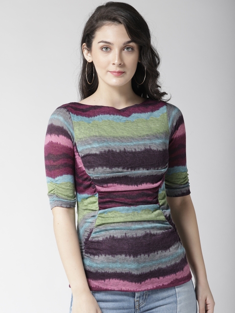 

Species Women Multicoloured Striped Top, Multi