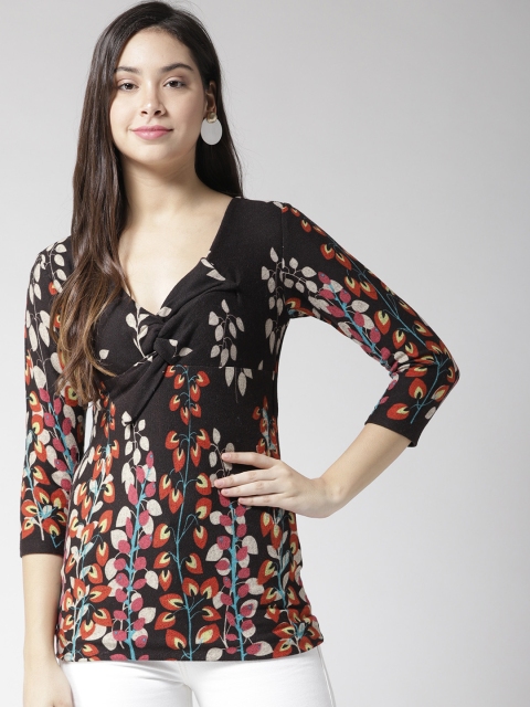 

Species Women Brown & Beige Printed Pullover