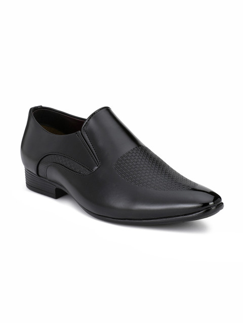 

Ferraiolo Men Black Formal Synthetic Slip-Ons