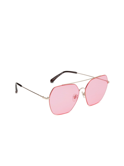 

Daniel Klein Women Polarised Oversized Sunglasses DK4237P-C2, Pink