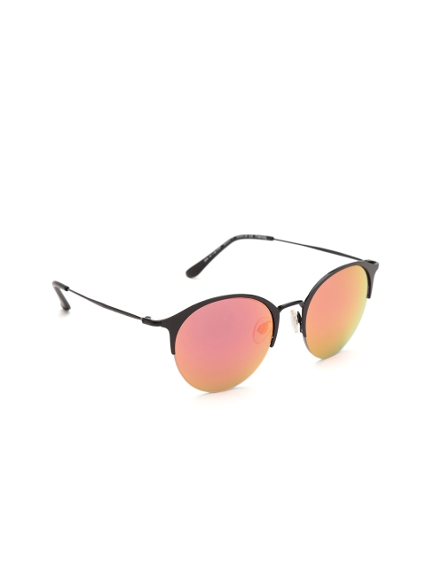 

Daniel Klein Unisex Mirrored Oval Sunglasses DK4167P, Pink