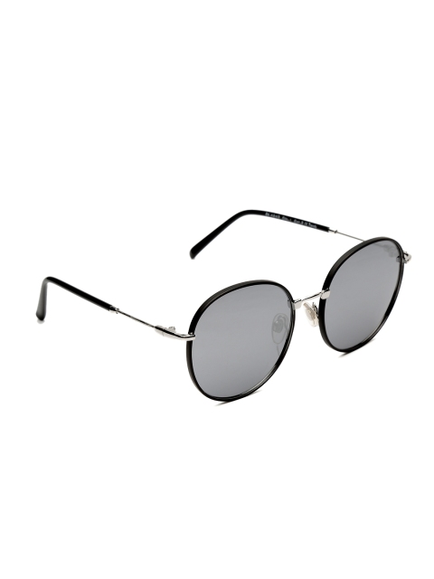 

Daniel Klein Women Mirrored Polarized Oval Sunglasses DK4243-C1, Grey