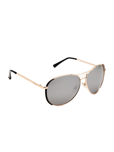 

Daniel Klein Women Mirrored Polarised Oval Sunglasses DK4221-C4, Grey