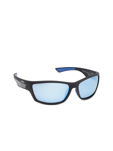 

Daniel Klein Men Rectangle Sunglasses DK3138-C3, Blue