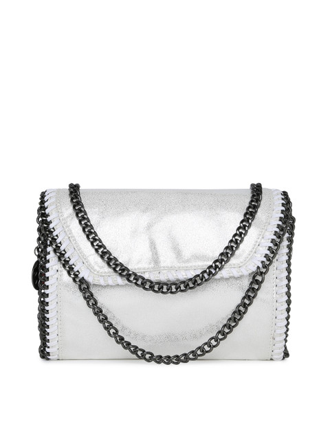 

Carlton London White Solid Sling Bag