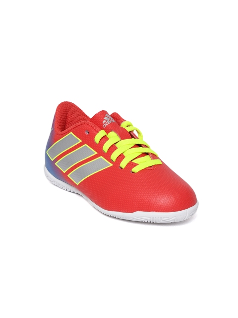 

ADIDAS Boys Red NEMEZIZ Messi 18.4 IN Football Shoes