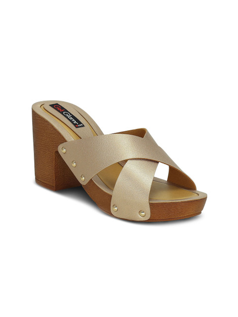 

Get Glamr Women Beige Solid Heels