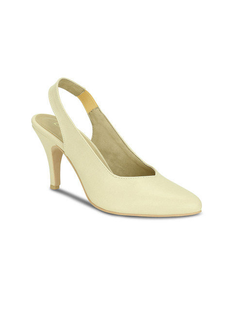 

Get Glamr Women Beige Solid Heels