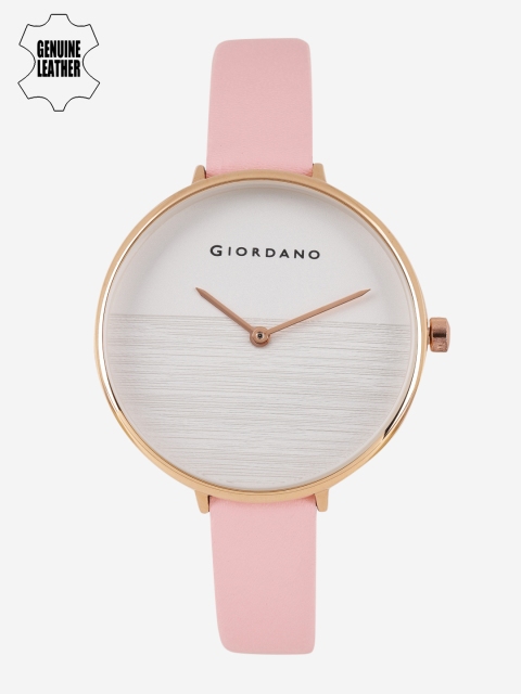 

GIORDANO Women Off-White Analogue Watch C2130-04