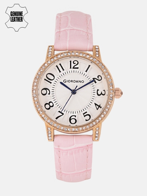 

GIORDANO Women Off-White Analogue Watch